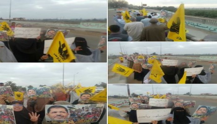 ثوار فاقوس بالشرقية ينددون بالإخفاء القسري للمعتقلين مع بداية اسبوع "السيسي ونتنياهو إيد واحدة"