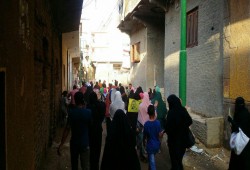 رابع تظاهره في الجيزة بأسبوع " السيسي ونتنياهو إيد واحدة".. ثوار "أوسيم" يحتشدون في شوارعها