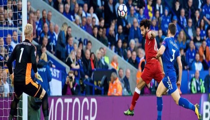 صلاح ينفرد بصدارة هدافي ليفربول بهدف "غير معتاد" في ليستر