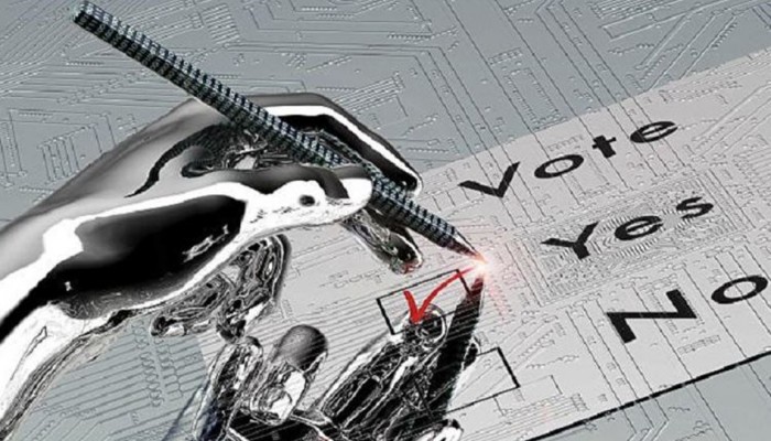 روبوت فائق الذكاء يساعد على اتخاذ قرارات سياسية