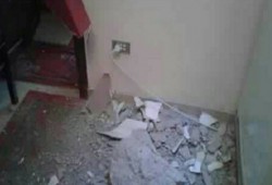 انهيار سطح شقة بالإسكندرية عقب سقوط كتلة خرسانية