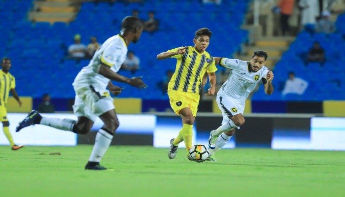 "كهربا" يهز شباك الحضري في الدوري السعودي (فيديو)