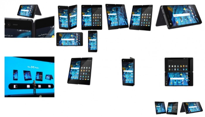 ZTE Axon M هاتف بشاشة عرض مزدوجة قابلة للطي