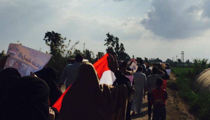 تظاهرات في بلقاس ونبروه ضد انتهاكات دولة السيسي