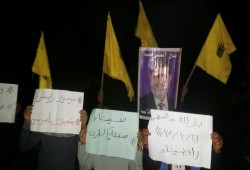 وقفة ليلية لثوار بئرالعبد بأسبوع "رافضينك"