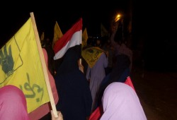 مسيرة ليلية لأهالى بلطيم كفر الشيخ الأحرار
