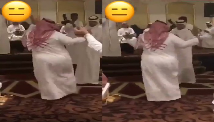 بركات "بن سلمان".. سعودي يرقص ويتمايل بحركات نسائية في أحد الأفراح