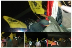 مسيرة ليلية لأهالي مركز دمنهور رفضاً للانقلاب العسكري