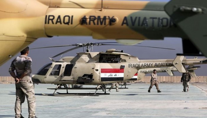 سقوط مروحية عسكرية عراقية ومصرع طاقمها