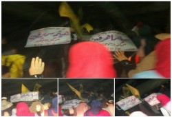 مسيرة ليلية لأهالي مركز دمنهور رفضاً للانقلاب العسكري وتنديداً بخطف "سمية ماهر"