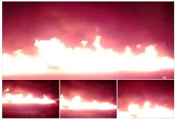 أهالي حوش عيسى يقطعون الطريق احتجاجاً على أحكام الإعدام واختطاف "سمية ماهر"