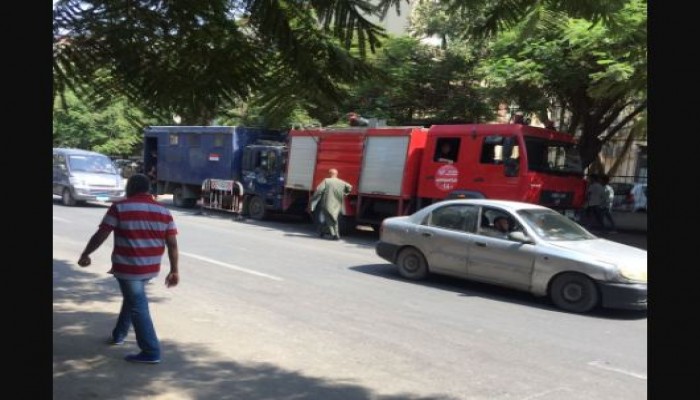 محاولات للسيطرة على حريق بمحيط وزارة الزراعة فى الدقي