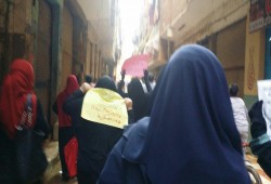 ثوار إمبابة يهتفون: يسقط يسقط حكم العسكر