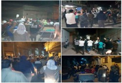 مسيرة ليلية لأهالي حوش عيسى رفضاً للانقلاب وإخفاء "سمية ماهر"