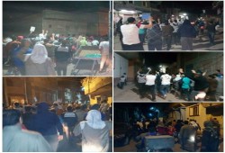 مسيرة ليلية لأهالي حوش عيسى رفضاً للانقلاب وإخفاء "سمية ماهر"