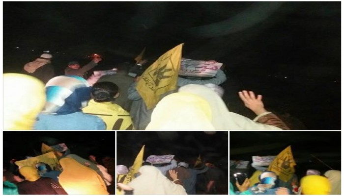 مسيرة ليلية لأهالي مركز دمنهور تنديداً باستمرار اختطاف "سمية"