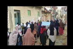 نساء حوش عيسى ينتفضن دعما للقدس بمسيرة نسائية