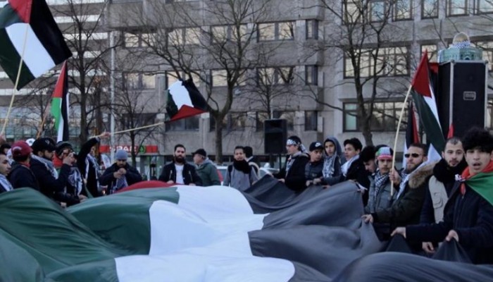 وقفة في لاهاي الهولندية ضد قرار ترامب بشأن القدس