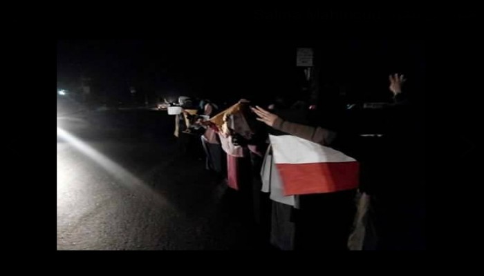 ثوار النوبارية يتظاهرون ليلا لنصرة القدس