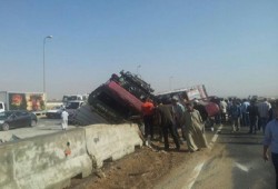الطريق الدولي بالإسكندرية تحول إلى مقبرة للسائقين والركاب