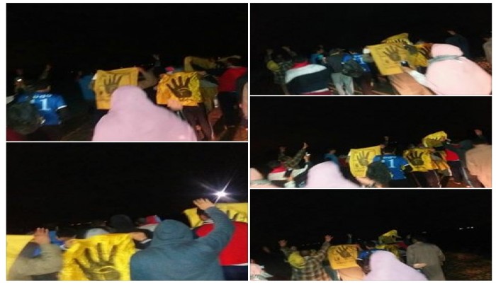 مسيرة ليلية لأهالي مركز دمنهور تنديداً بانقلاب العسكر