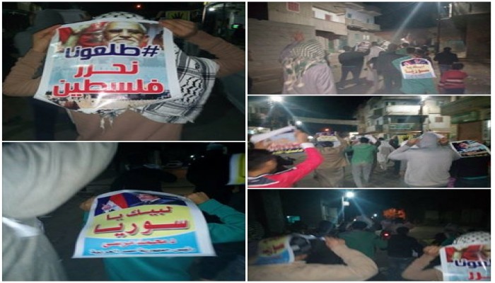 ثوار حوش عيسى يهتفون: "قولي يا قاضي ازاي بتنام.. وانت بتدي بريء اعدام"