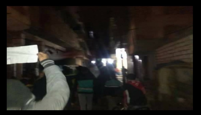 مسيرة ليلية لأهالي كفرالدوار رفضاً للانقلاب العسكري الغاشم