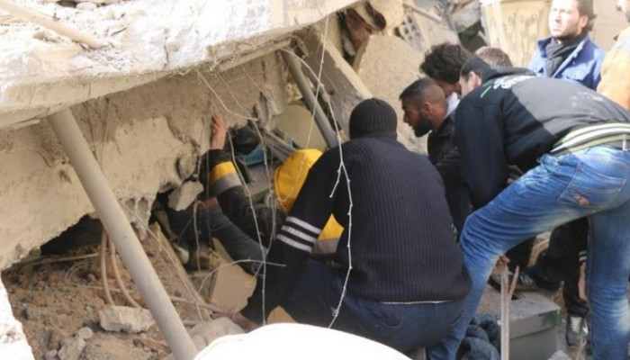 الخوذ البيضاء: النظام قتل ألفًا و337 مدنيًا بغوطة دمشق في 2017