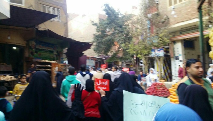 مسيرة ثوار صفط اللبن بالجيزة تندد بالمؤامرة على وعي الشعب