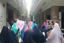 مسيرة لثوار إمبابة بالجيزة في أسبوع "إعلام العار"