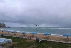 هطول أمطار خفيفة على بعض المناطق في الإسكندرية