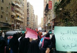 مسيرة حاشدة لثوار إمبابة بالجيزة في بداية أسبوع "يناير حرية"