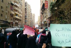 مسيرة حاشدة لثوار إمبابة بالجيزة في بداية أسبوع "يناير حرية"