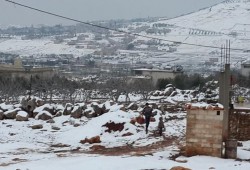 لاجئون سوريون تجمدوا حتى الموت على الحدود اللبنانية (صور)