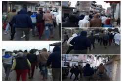 وقفة ومسيرة لـ "شباب حوش عيسى" ضمن فعاليات "ذكرى الثورة"