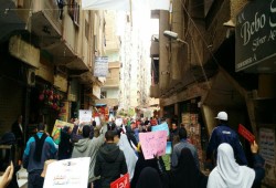 رغم سوء الأحوال الجوية والمطر.. مسيرة لثوار فيصل بالجيزة تحت شعار "يناير الحرية..لنا عودة"