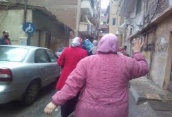 مسيرة لأهالي محرم بك في ذكرى الثورة "يناير حرية"