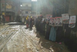 ثوار قرية الرئيس مرسى بالشرقية يواصلون إحياء ذكري يناير