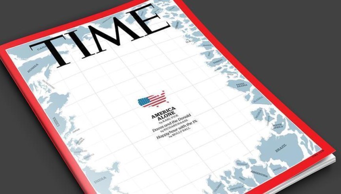 مجلة "تايم": أمريكا وحدها.. America Alone