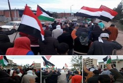 أبو المطامير ترفع شعار " لساها يناير " إحياءاً للذكرى السابعة لثورة يناير