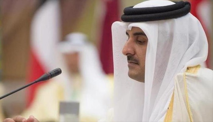 أمير قطر يعزي رئيس الإمارات بوفاة والدته