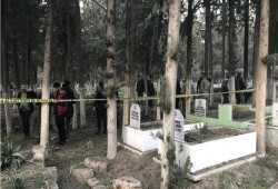 قذيفة "ب ي د" الإرهابي بعفرين تستهدف مقبرة في هطاي التركية