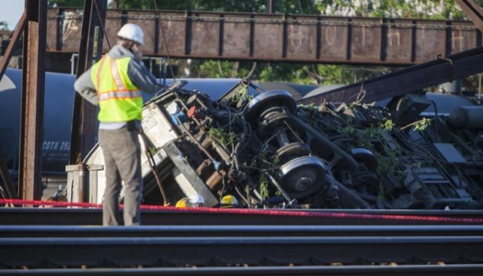 ارتفاع عدد مصابي حادث تصادم قطارين بولاية أمريكية إلى 116