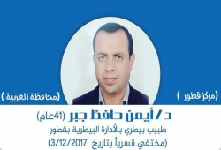60 يوم من الإخفاء القسري بالغربية بحق د. أيمن جبر