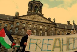 مظاهرة في أمستردام تنديدا بإسرائيل وتضامنا مع الطفلة عهد التميمي