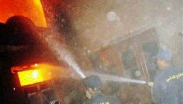 حريق في محكمة القضاء الإداري بالإسكندرية