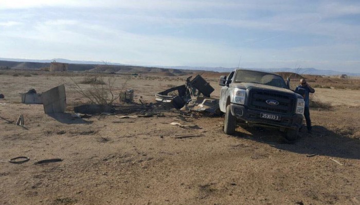 إصابة 7 جنود صهاينة بانفجار عبوة بجيب عسكري قرب أريحا