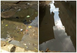 شوارع «فوه» بكفر الشيخ تغرق بمياه الصرف الصحي