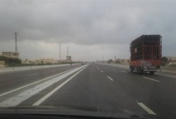 غلق طريق الساحل الشمالي وبرج العرب اعتبارا من