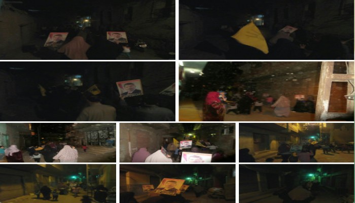 مسيرة ليلية لثوار العدوة بالشرقية